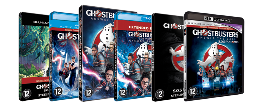 Ghostbusters 2016 DVD Blu ray UHD