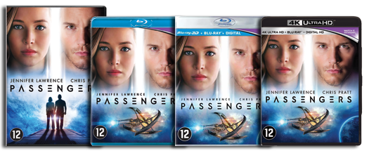 Passengers DVD Blu ray UHD