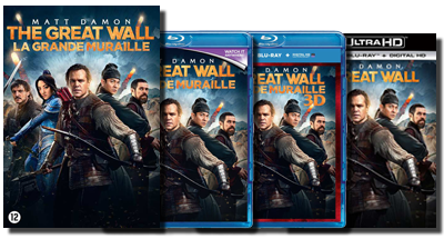 The Great Wall DVD, Blu-ray UHD
