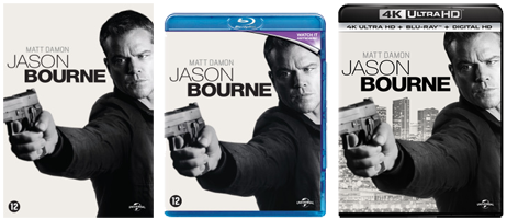 Jason Bourne DVD, Blu ray, UHD