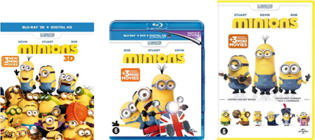 Minions DVD & Blu ray Disc