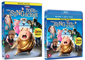 Sing packshot DVD & Blu ray