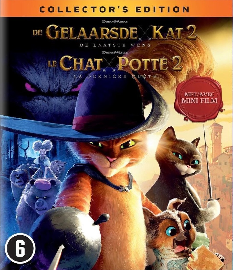 Puss in Boots: The Last Wish / De Gelaarsde Kat 2: De Laatste Wens (Blu-ray)