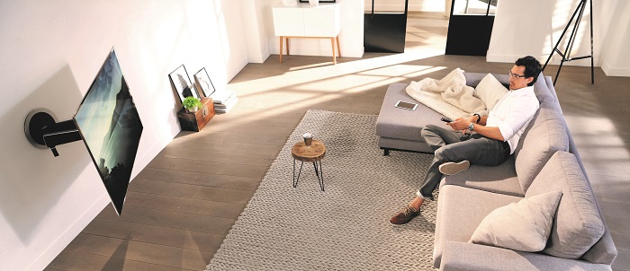 Vogel's en Loewe ontwikkelen samen de NEXT 7355 muurbeugel