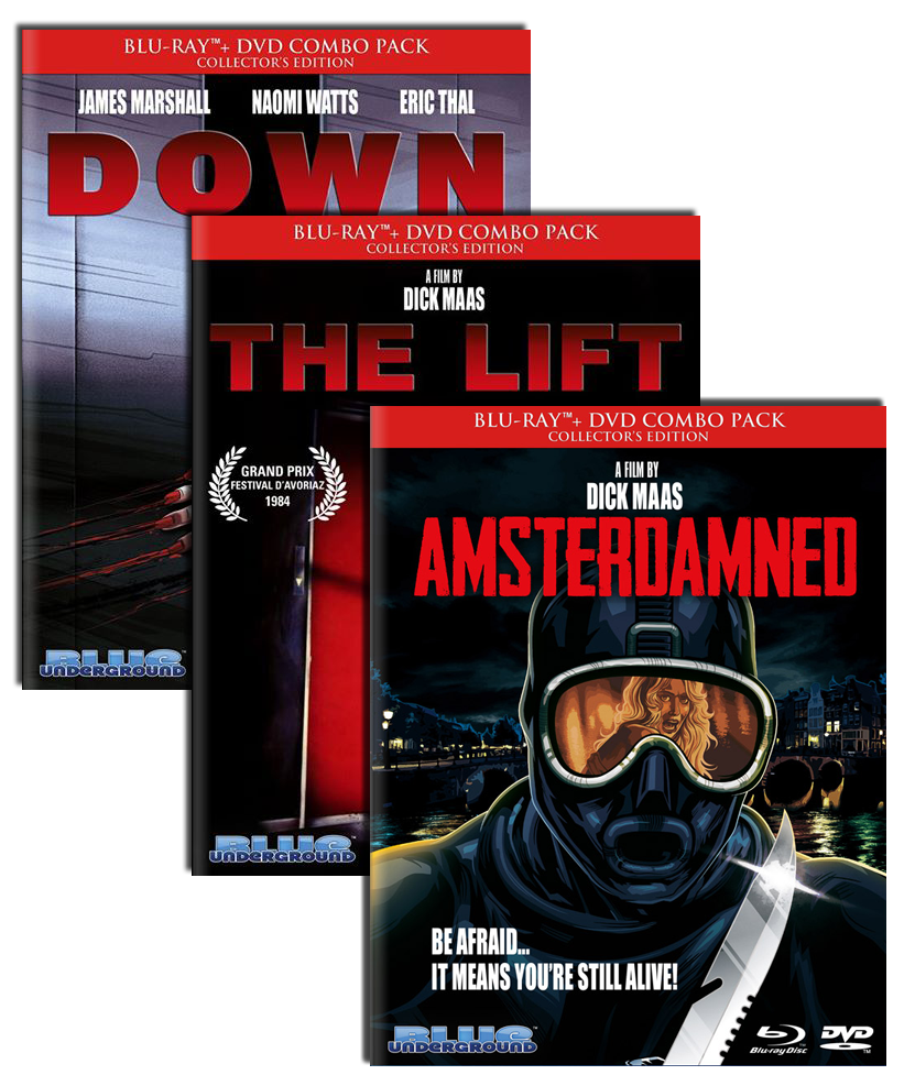 Amsterdamned, De Lift en Down van Dick Maas in de US in geremasterde versie op Blu-ray en DVD