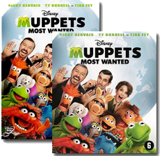 Prijsvraag: Win de DVD of Blu-ray Disc van The Muppets of Muppets Most Wanted!