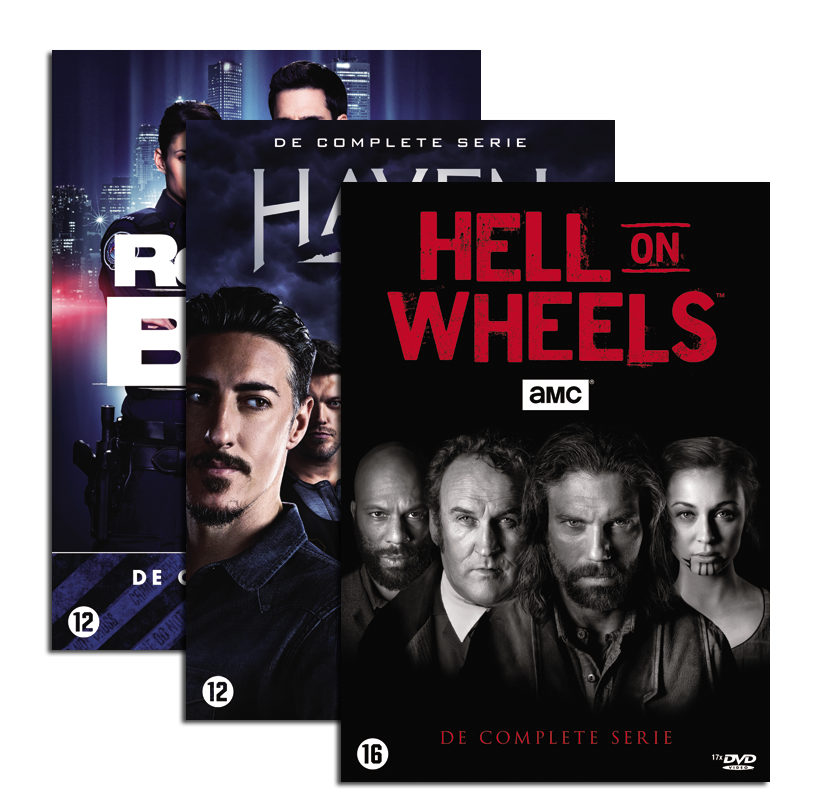 De complete series van Rookie Blue, Haven en Hell On Wheels nu verkrijgbaar op DVD