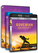 Herbeleef de iconische band Queen in BOHEMIAN RHAPSODY - in februari verkrijgbaar in diverse variaties
