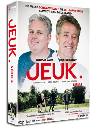 Het 4e seizoen van comedyserie JEUK is vanaf 16 mei verkrijgbaar op DVD