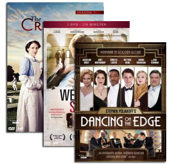  Just Entertainment brengt dit najaar 3 indrukwekkende dramaseries uit op DVD