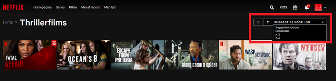 Zo pas je de instellingen voor Netflix aan
