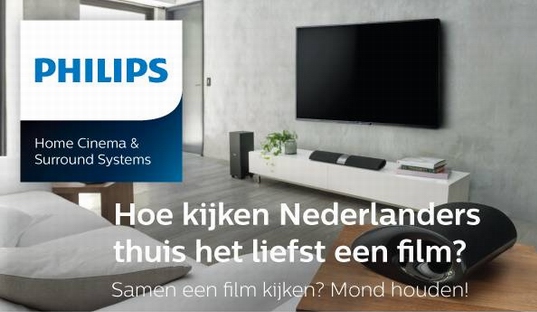 Samen een film kijken? Mond houden!