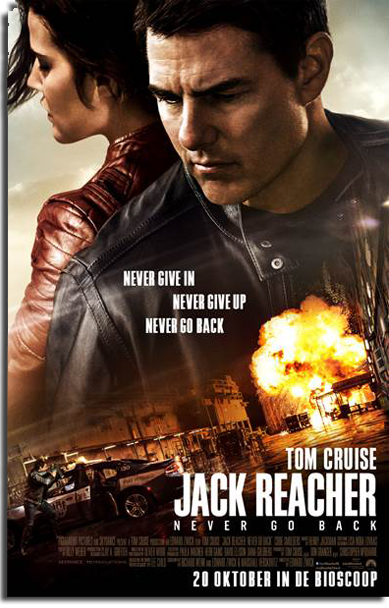 Winactie Jack Reacher - Never Go Back - maak kans op een hoodie, emergengy kit en powerbank