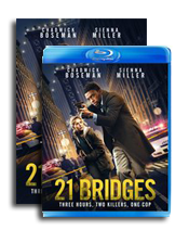 De spannende thriller 21 Bridges is vanaf 11 september ook in Nederland te koop op DVD en Blu-ray