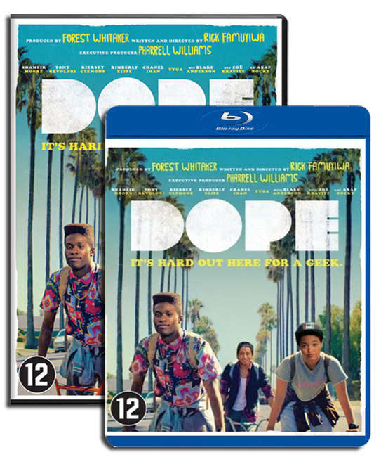 DOPE is vanaf 16 december verkrijgbaar op DVD en Blu-ray Disc.