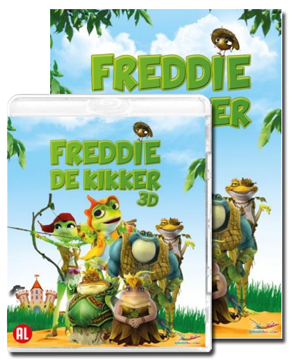 De 3D animatiefilm Freddie de Kikker vanaf 25 september te koop op DVD en Blu-ray