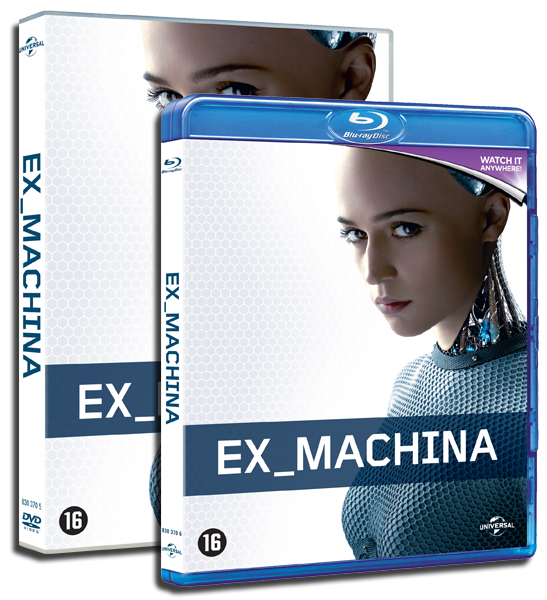De Sci-fi thriller Ex_Machina is vanaf 23 september te koop op DVD en Blu-ray Disc