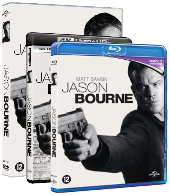 Jason Bourne is terug! Vanaf 30 november verkrijgbaar op DVD, Blu-ray en 4K Ultra HD BD