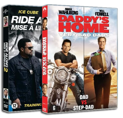 De komedies Ride Along 2 en Daddy's Home in juni op DVD en Blu-ray Disc