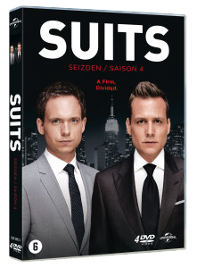 Het vierde seizoen van Suits - A Firm, Divided komt op 4 juni uit op DVD