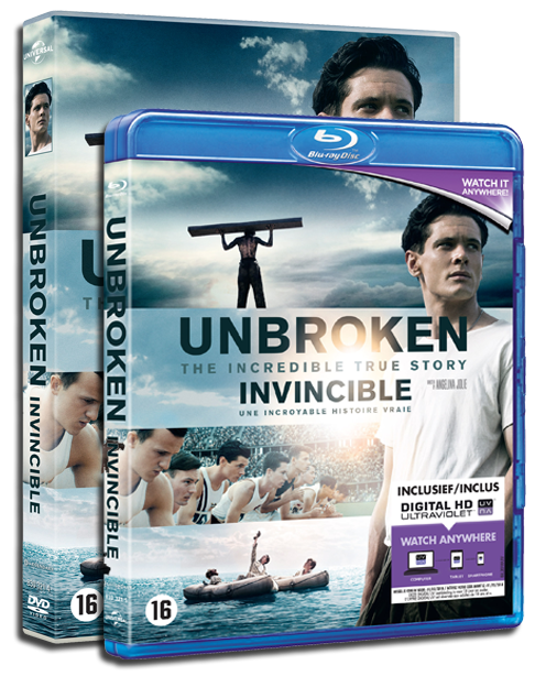 Het leven van Louis Zamperini verfilmd in UNBROKEN - vanaf 20 mei verkrijgbaar