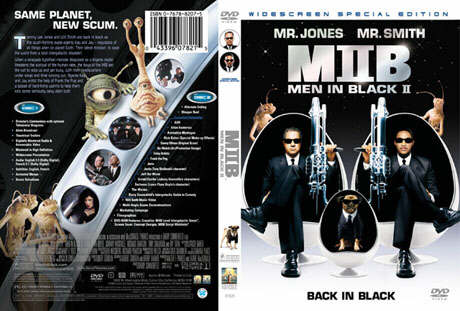 Amerikaanse 'Men In Black II' DVD specificaties