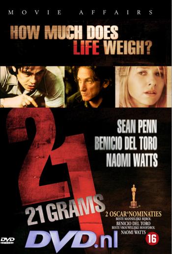 Paradiso: 21 Grams vanaf 25 november op DVD
