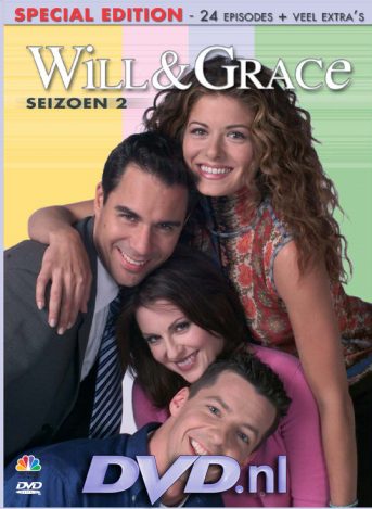 Lime Lights: Will & Grace seizoen 2 op DVD