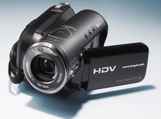 Sony introduceert nieuwe 1080i HDV camcorder