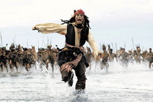 Buena Vista: Pirates...: Dead Man's Chest verovert eerste plaats