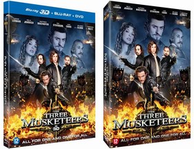 THE THREE MUSKETEERS - Vanaf 13 maart op 2 DVD en Blu-ray Combopack