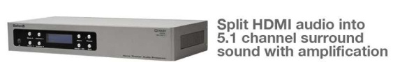 Nieuwe GefenTV Home Theater Audio Processor voor kleine ruimtes