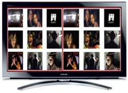 Toshiba demonstreert de eerste Cell-Chip TV ter wereld
