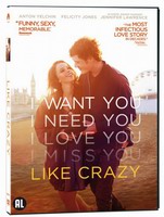 Het bekroonde verhaal LIKE CRAZY is vanaf 15 augustus te koop op DVD.