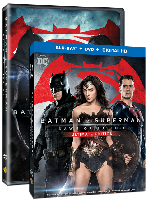 Batman v Superman - vanaf 3 augustus op (3D) Blu-ray, DVD en VOD