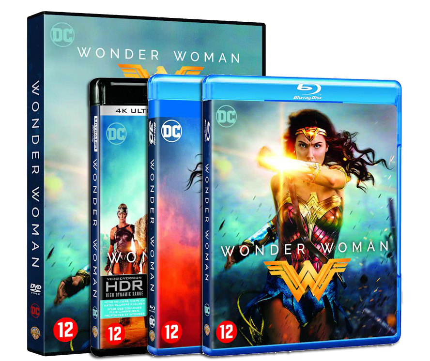 WONDER WOMAN - Vanaf 11 oktober op DVD, (3D) Blu-ray en UHD