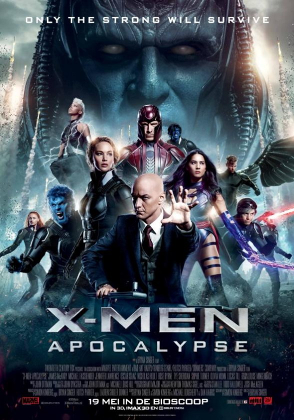 Trailer alert: X-Men Apocalypse - Only the Strong Will Survice - vanaf 19 mei in de bioscoop