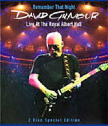David Gilmour - Remember That Night: Live at The Royal Albert Hall cover