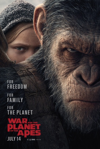 War for the Planet of the Apes cover