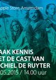 Meet de cast van Michiel de Ruyter in de iTunes store in Amsterdam op 29 mei