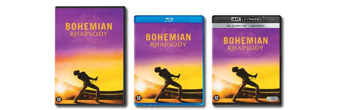 Bohemian Rhapsody DVD, Blu-ray UHD