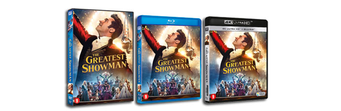 The Greates Showman DVD, Blu-ray UHD