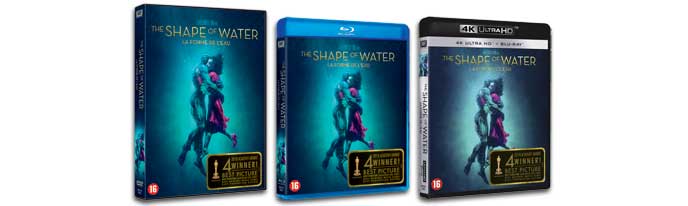 The Shape of Water DVD, Blu-ray, UHD