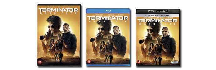 Terminator Dark Fate DVD, Blu-ra, UHD