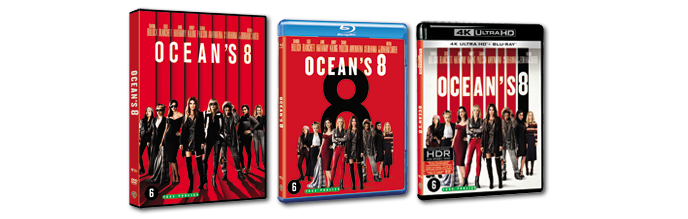 Ocean's 8 DVD, Blu-ray UHD