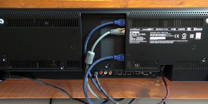 Yamaha YSP5600 connecties